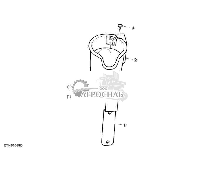 Отсек для хранения напитков, правая сторона 